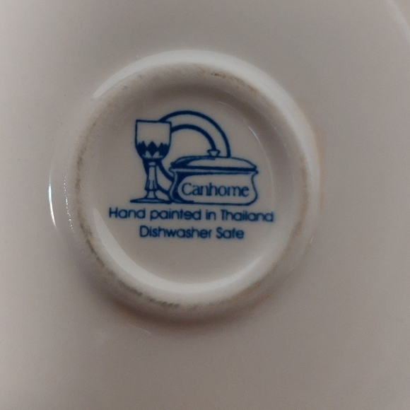 Vintage* 60s Canhome Handpainted Porcelain Teapot - Picture 9 of 12